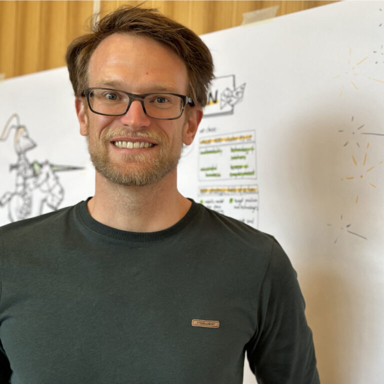 Porträtaufnahme von Fabian Sasse als Graphic Recorder